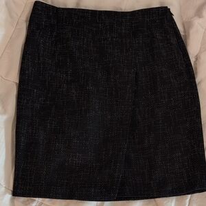 The Limited Black Textured Pencil Skirt